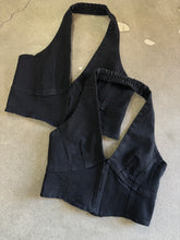 Load image into Gallery viewer, Snatched Denim Halter Top
