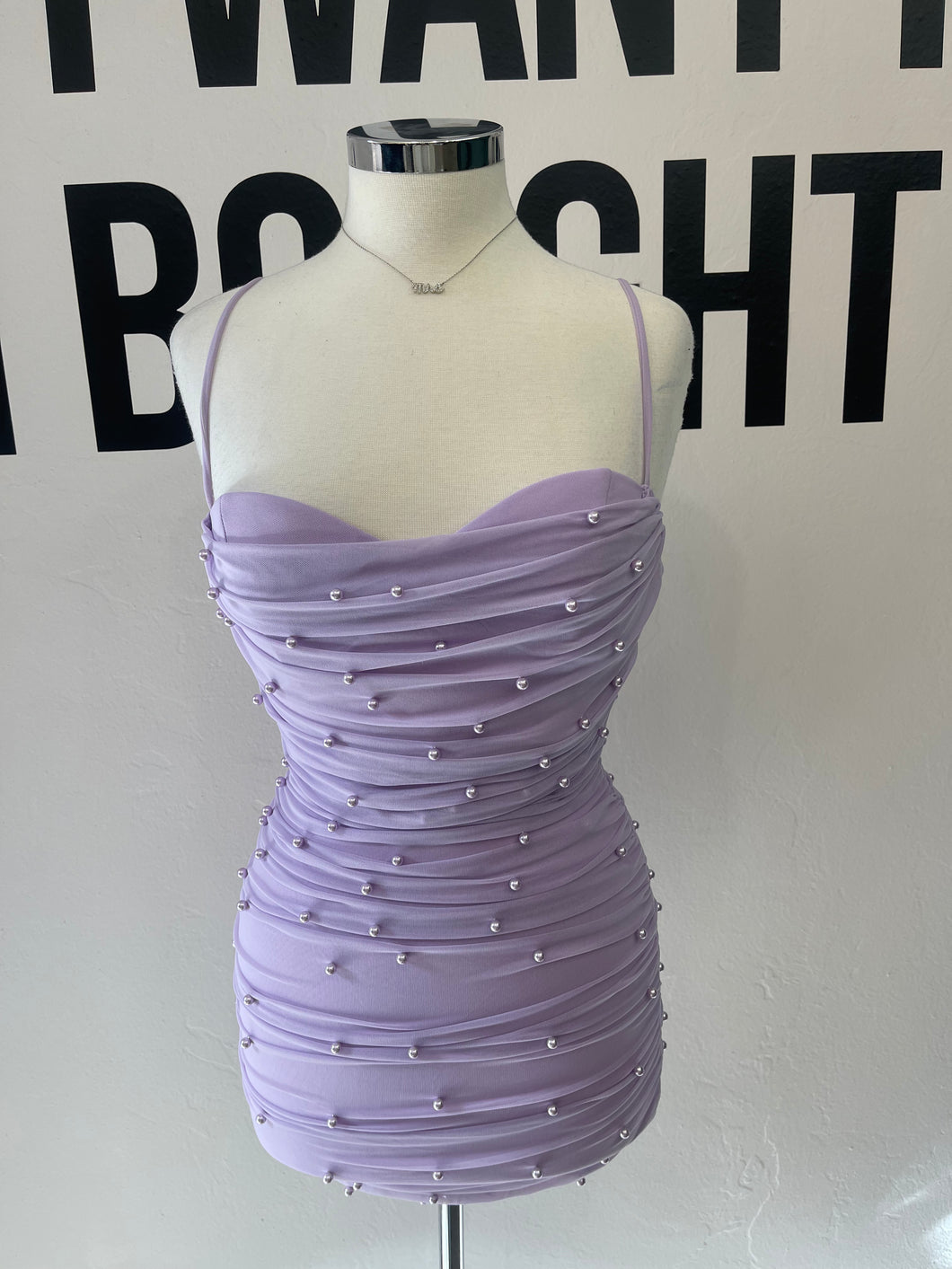 Mad in love dress (lavender )