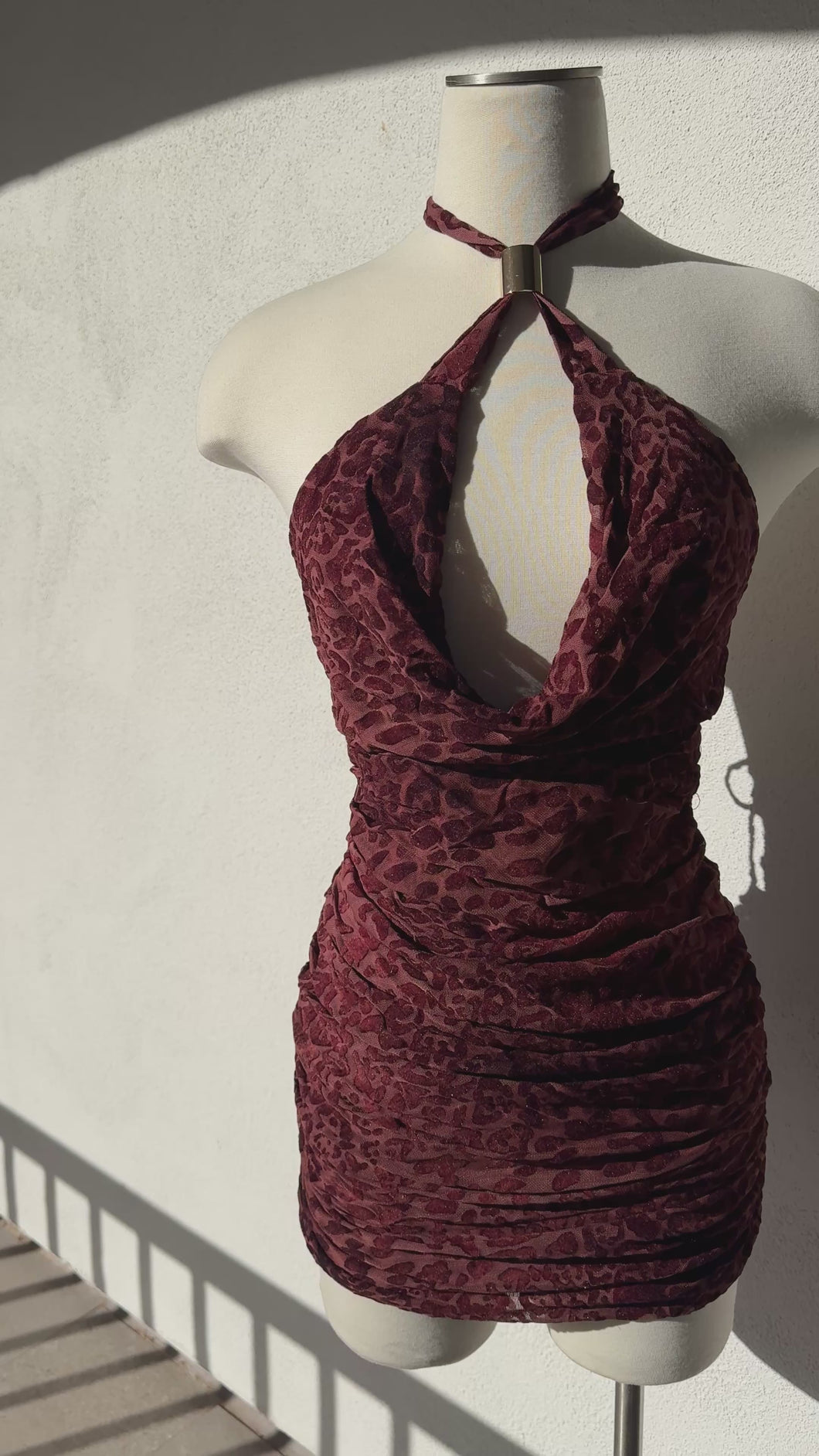 Heat Dress (burgundy